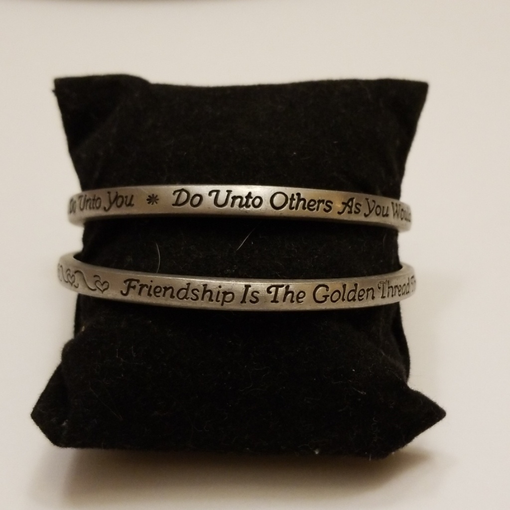 Scripted Bangle Bracelts